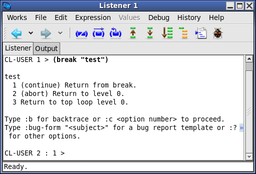 The Listener tool on GTK+.