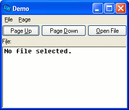 Example CAPI interface running under Windows