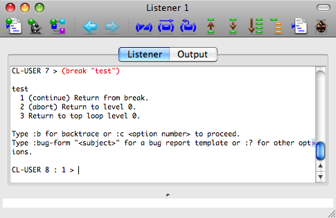 The Listener tool on macOS.